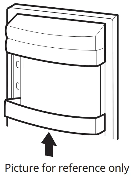 IKEA 504.901.24 MEDGÅNG Fridge Freezer - Positioning the door balconies