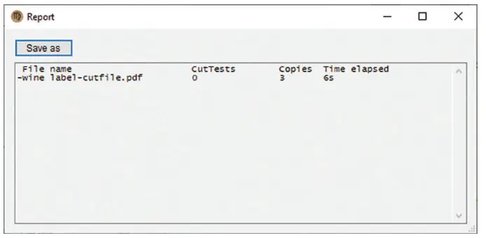 DPR VIRGO CM Virgo Cutting Manager Software - Cutting file preview 15