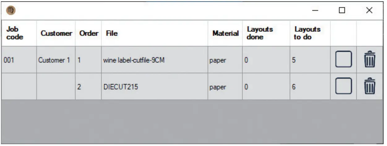 DPR VIRGO CM Virgo Cutting Manager Software - Cutting file preview 17