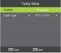 Kogan 24” HD LED TV User Guide - Language and Location