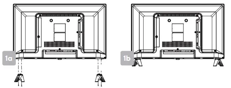 Kogan 24” HD LED TV User Guide - Stand assembly