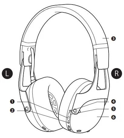 KORG NC-Q1 Smart Noise Cancelling DJ Headphones - pat