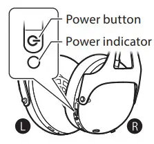 KORG NC-Q1 Smart Noise Cancelling DJ Headphones - power