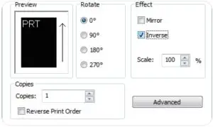 Printing Preferences