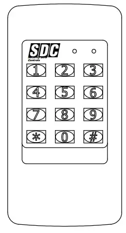 SDC 920 Entry Check Digital Keypad-