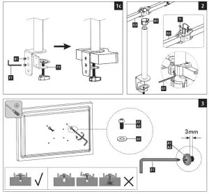 hama 118491 Monitor Arm-2