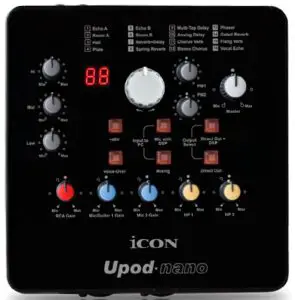 iCON Upod-nano 2 Mic1-Guitar in 2 Line out Recording USB Interface - Features