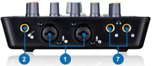 iCON Upod-nano 2 Mic1-Guitar in 2 Line out Recording USB Interface - Front 2