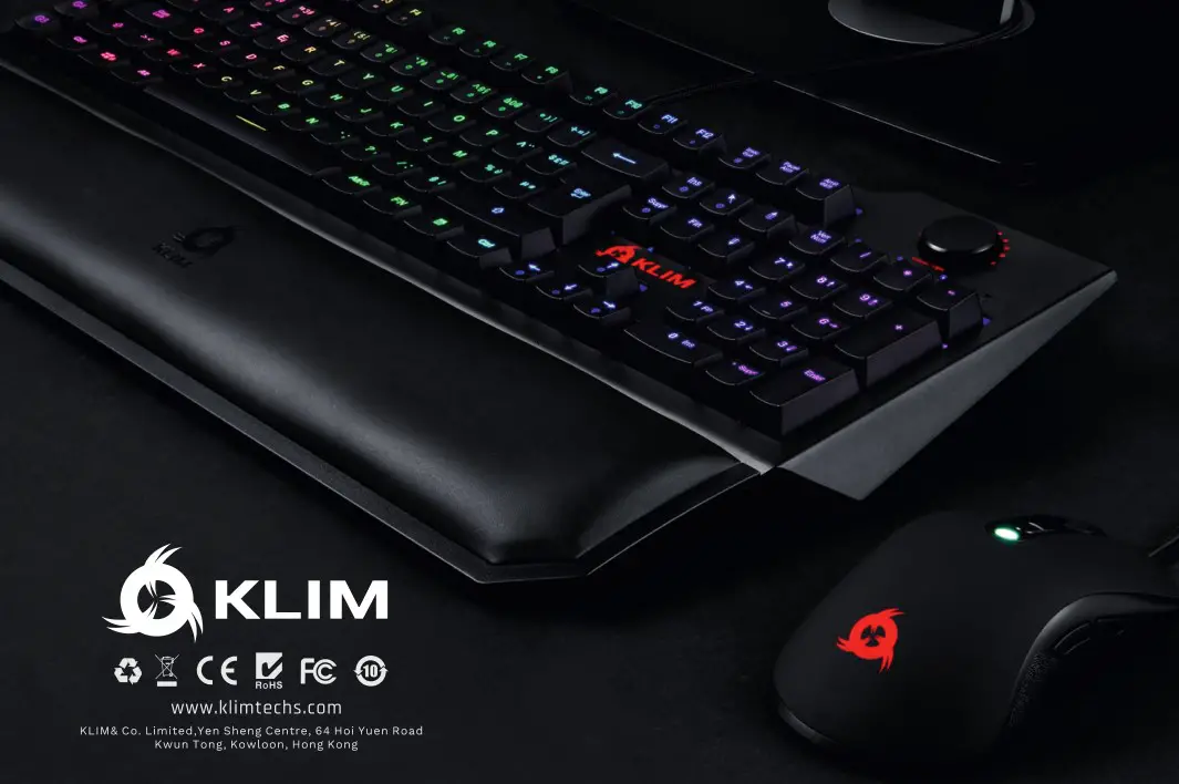KLIM VIDI Gaming Keyboard - Company Info & Trademark