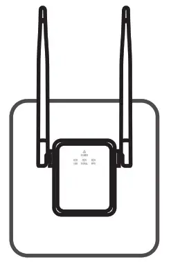 TOUSHI TS720W Wall-plug WiFi extender- WPS quick setting 2