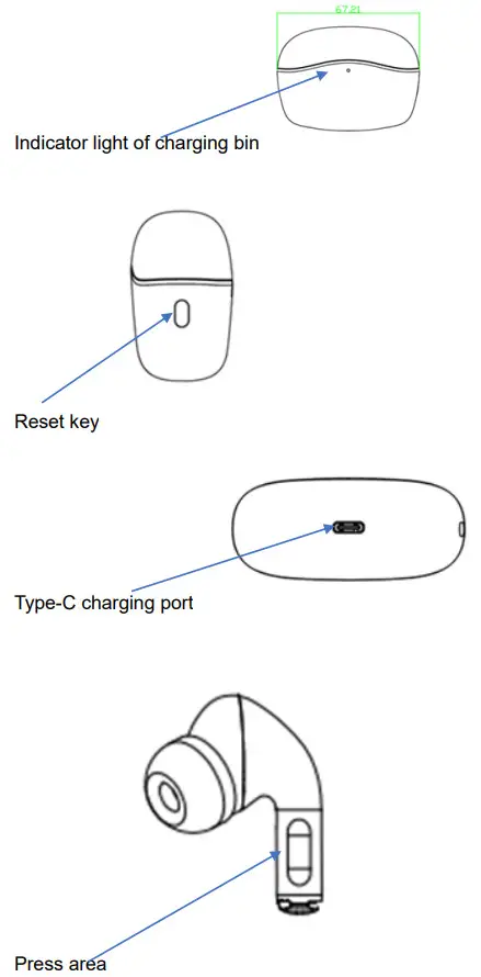 AURA ANCbuds Active Noise Cancellation Bluetooth Headset - Product Introduction