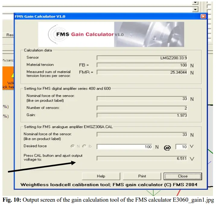 FMS EMGZ306A Compact Analogue Tension Measuring Amplifier - Using FMS