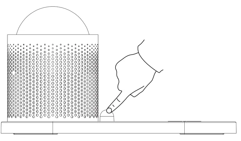 Shenzhen Jiabei Technology IFW01 Wireless Charger With Night Light - Fourth touch