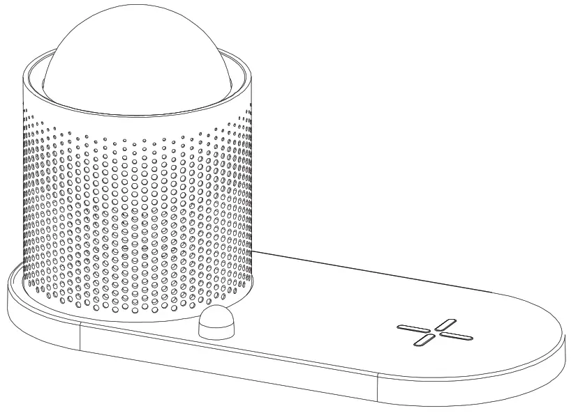 Shenzhen Jiabei Technology IFW01 Wireless Charger With Night Light - Fourth touch