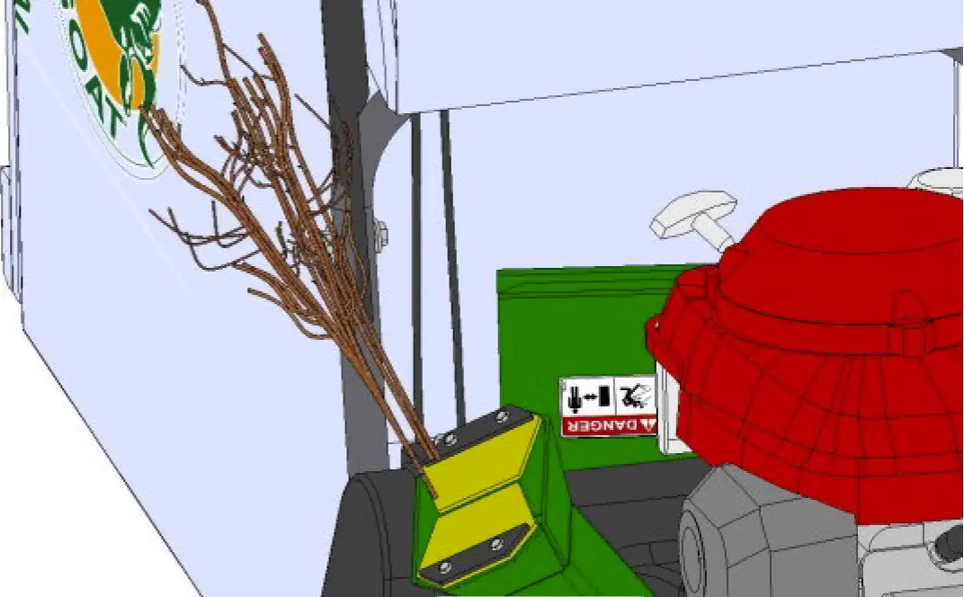 CLEARING A CLOGGED CHIPPER (TKV only)