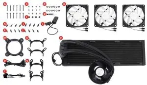 InWin BR24 CPU Cooler with Thermal Solution - Package Contents 1