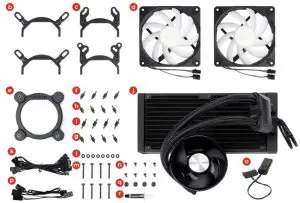 InWin BR24 CPU Cooler with Thermal Solution - Package Contents