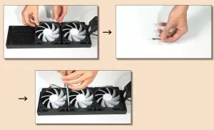 InWin BR24 CPU Cooler with Thermal Solution - Radiator