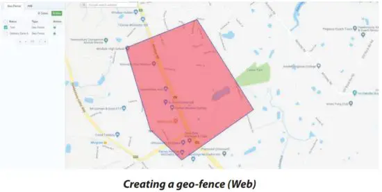 SECURVIEW MDVR J400 4G WiFi In Vehicle Surveillance and GPS Tracking System - Creating a geo