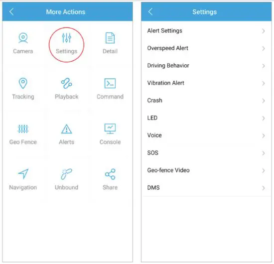 SECURVIEW MDVR J400 4G WiFi In Vehicle Surveillance and GPS Tracking System - Device Settings