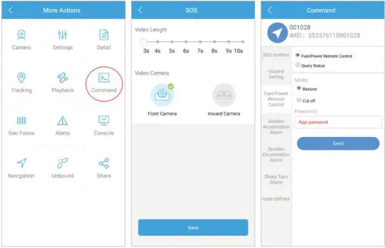 SECURVIEW MDVR J400 4G WiFi In Vehicle Surveillance and GPS Tracking System - Emergency Functions