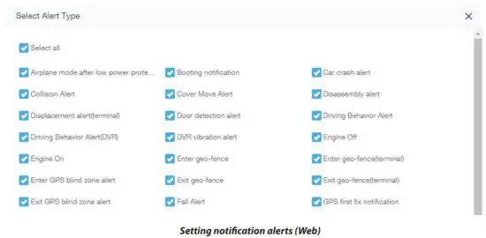 SECURVIEW MDVR J400 4G WiFi In Vehicle Surveillance and GPS Tracking System - Notification Events 2
