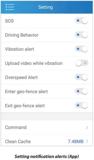 SECURVIEW MDVR J400 4G WiFi In Vehicle Surveillance and GPS Tracking System - Notification Events