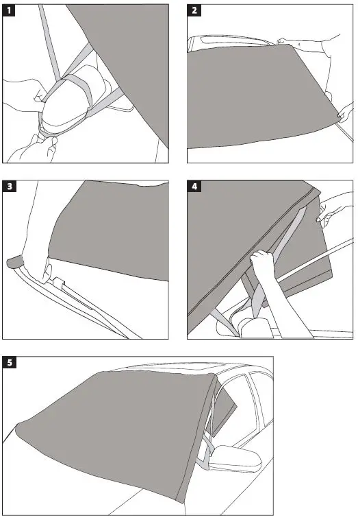 HAMRON 007330 Windscreen Protector Fig1