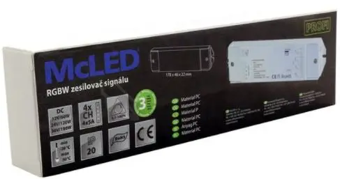 McLED ML-952.002.22.0 RGBW Power Reapeater