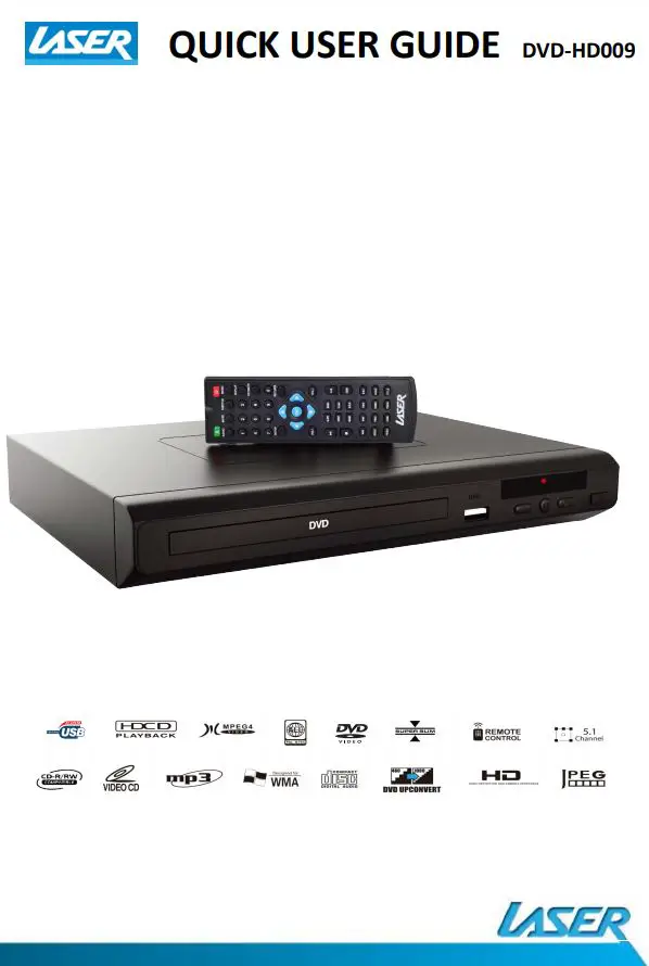 LASER Dvd Player Hdmi Usb
