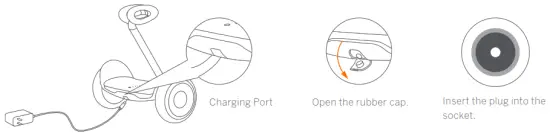 SEGWAY Kids A75C Ninebot S Kids Smart Self Balancing Electric Scooter - Charging