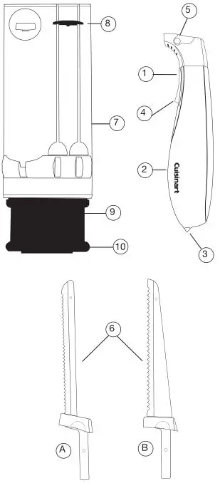 Cusisinart Electric Knife - FEATURES AND BENEFITS