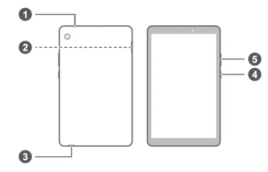 HUAWEI-KOB2-L09-MatePad T 32GB 8 Inch-Deepsea-Tablet -fig-1