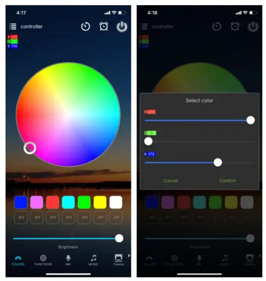 Jm Zengge ZJ YBCDS RGB1 I40A RGB BT Sound Control LED Controller - Colors