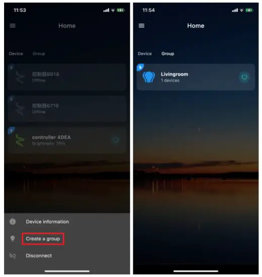 Jm Zengge ZJ YBCDS RGB1 I40A RGB BT Sound Control LED Controller - Group Feature