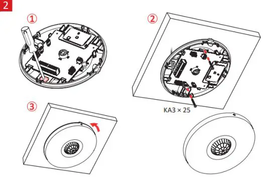 HIKVISION DS PDCL12DT EG2 Wired Dual Tech Ceiling Detector - parts 2