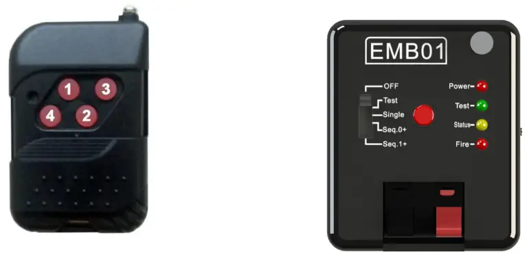 Emyplay EMB01-04R Wireless Fireworks Firing System