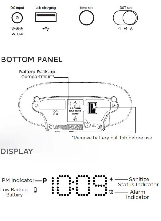 iHOME-iUV3-POWERUVC-II-360-Degree-UV-C-Sanitizer-and-Alarm-Clock-2