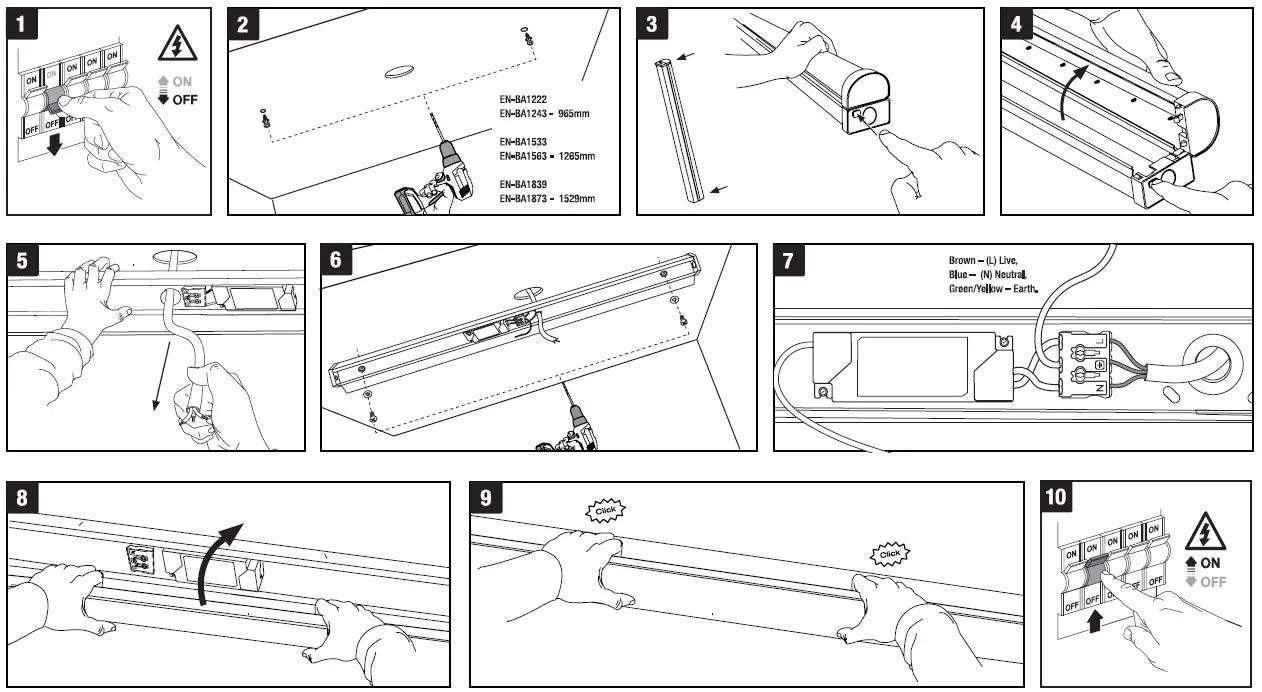 Aurora-EN-BA1222-1200mm-2600lm-IK08-Single-Opal-LED-Batten-4000K-1