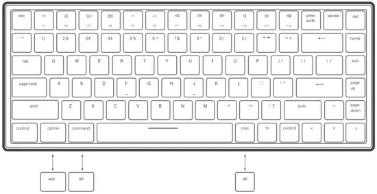 VISSLES V1 Wireless Mechanical Keyboard - FIG 1