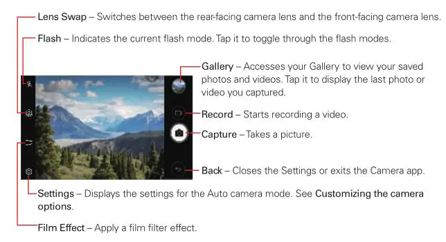 LG K20 Verizon Smartphone - Camera mode