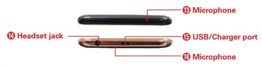 LG K20 Verizon Smartphone - Phone Overview Top and Bottom Views