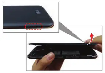 LG K20 Verizon Smartphone - Remove the Back Cover