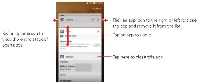LG K20 Verizon Smartphone - Switching between multiple apps