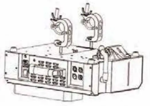 SHOWVEN Competitive Sonicboom Smokejet Machine - Fig1