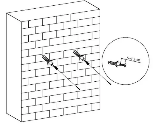 Install the wall plug