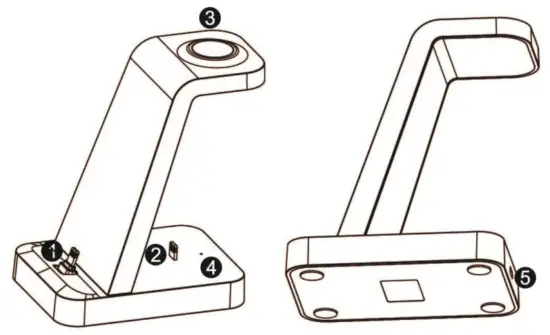 Shen Zhen Gtl Technology CW370 3In 1 Charging Station - 1