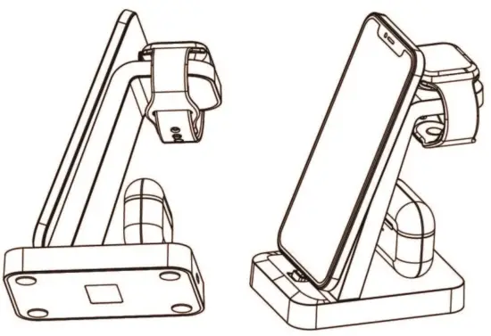 Shen Zhen Gtl Technology CW370 3In 1 Charging Station - 4