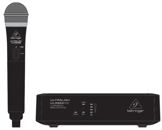 behringer ULM300MIC Wireless Handheld Microphone System -