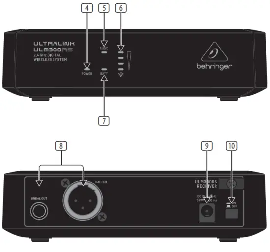 behringer ULM300MIC Wireless Handheld Microphone System - 2